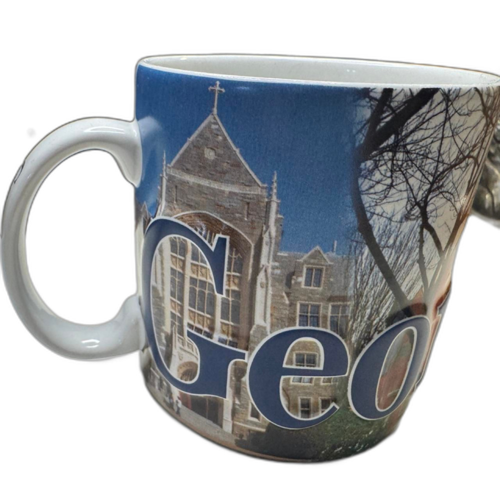 Georgetown Oversized Ceramic Mug Washington DC 3-D Coffee Tea